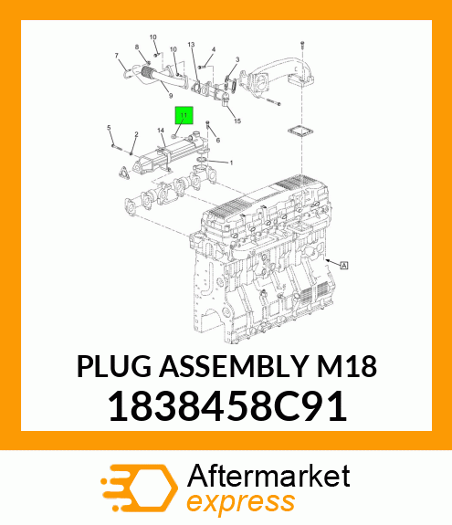 PLUG ASSEMBLY M18 1838458C91