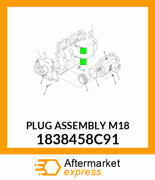 PLUG ASSEMBLY M18 1838458C91