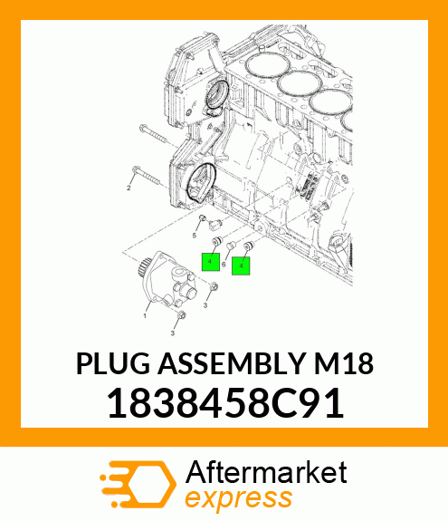 PLUG ASSEMBLY M18 1838458C91