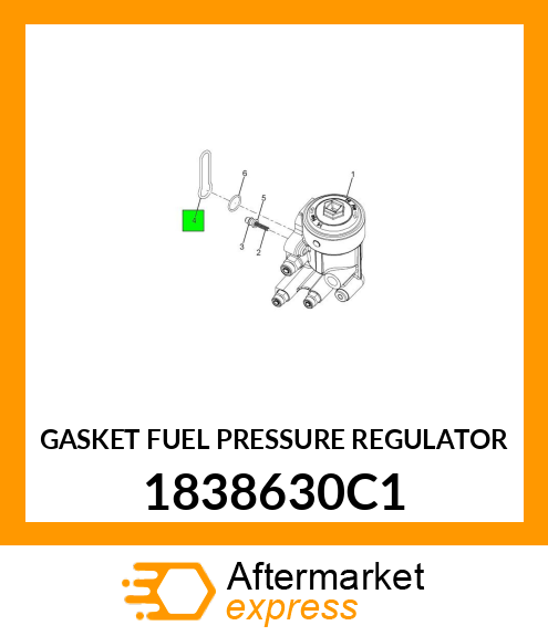 GASKET FUEL PRESSURE REGULATOR 1838630C1