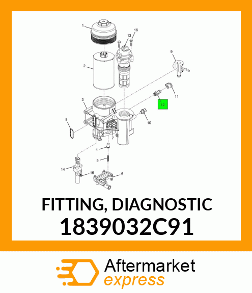 FITTING, DIAGNOSTIC 1839032C91