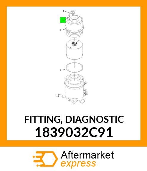 FITTING, DIAGNOSTIC 1839032C91