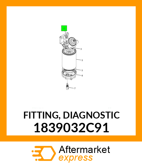 FITTING, DIAGNOSTIC 1839032C91