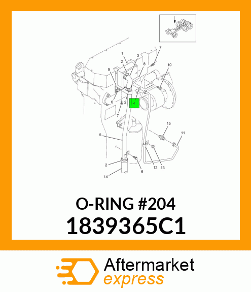 O-RING #204 1839365C1