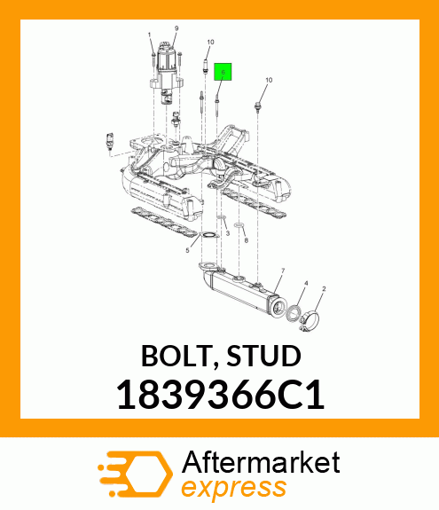 BOLT, STUD 1839366C1