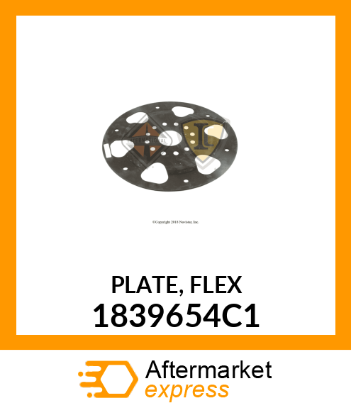 PLATE, FLEX 1839654C1