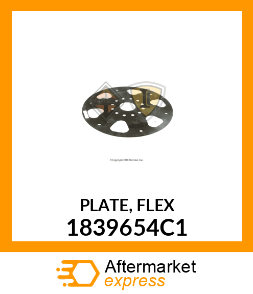 PLATE, FLEX 1839654C1