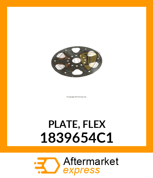 PLATE, FLEX 1839654C1