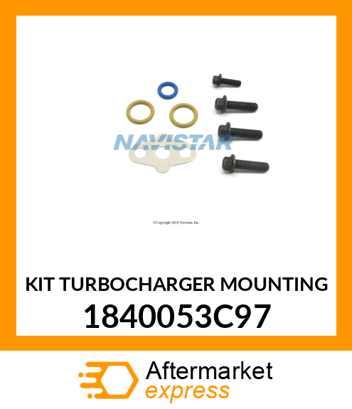 KIT TURBOCHARGER MOUNTING 1840053C97