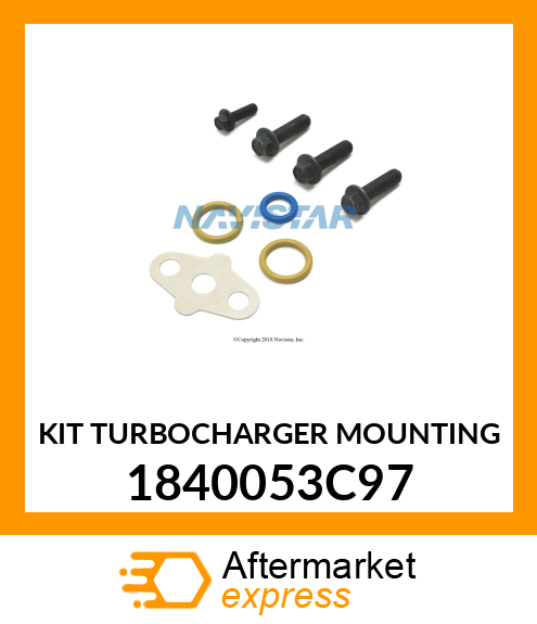 KIT TURBOCHARGER MOUNTING 1840053C97