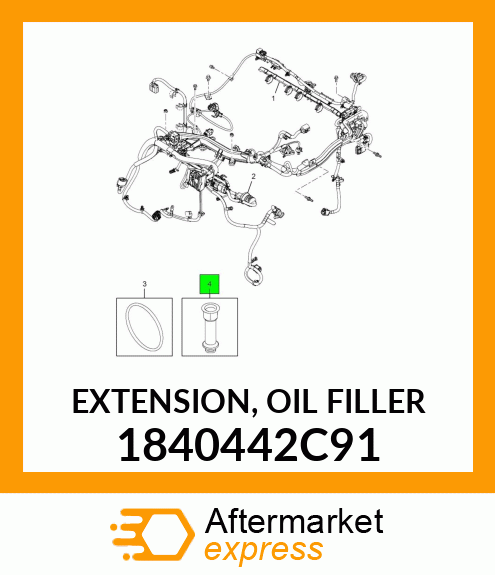 EXTENSION, OIL FILLER 1840442C91