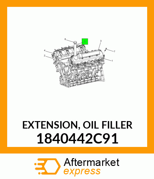 EXTENSION, OIL FILLER 1840442C91