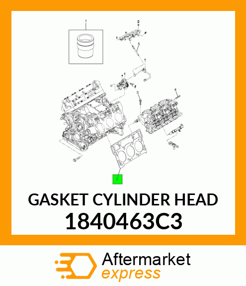 GASKET CYLINDER HEAD 1840463C3