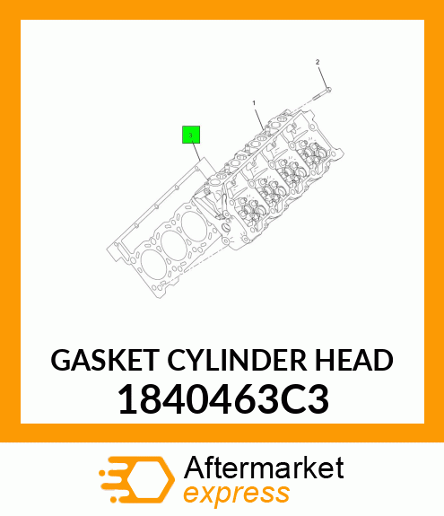 GASKET CYLINDER HEAD 1840463C3