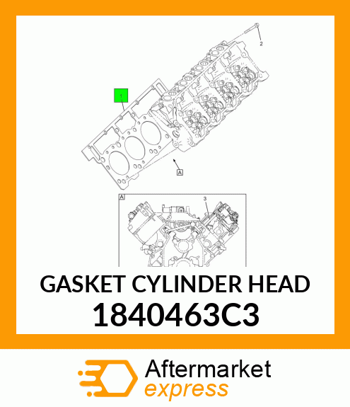 GASKET CYLINDER HEAD 1840463C3