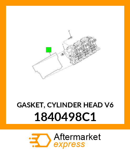 GASKET, CYLINDER HEAD V6 1840498C1