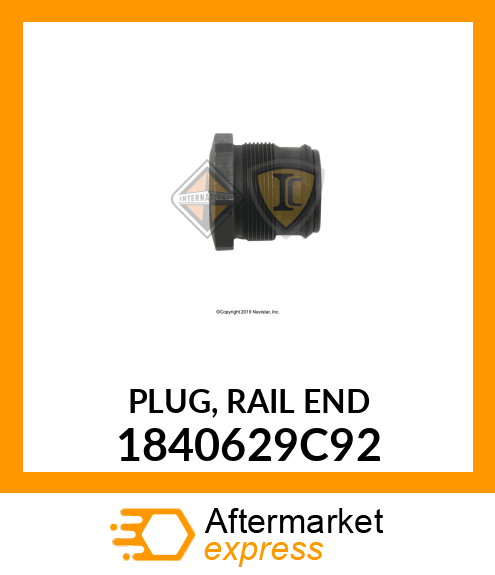 PLUG, RAIL END 1840629C92