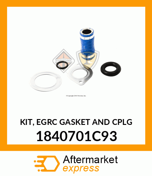 KIT, EGRC GASKET AND CPLG 1840701C93