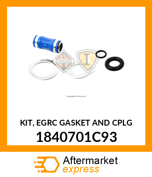 KIT, EGRC GASKET AND CPLG 1840701C93