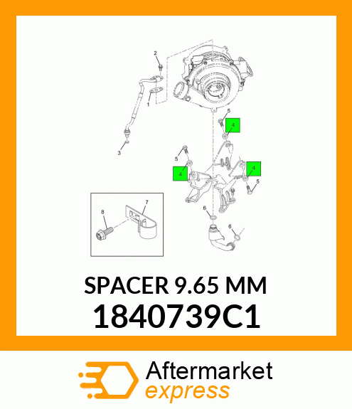 SPACER 9.65 MM 1840739C1