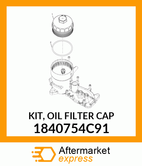 KIT, OIL FILTER CAP 1840754C91