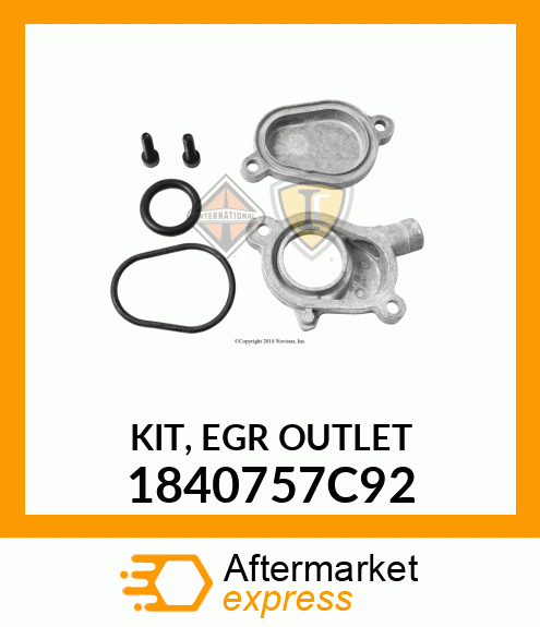 KIT, EGR OUTLET 1840757C92