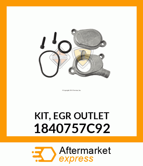 KIT, EGR OUTLET 1840757C92