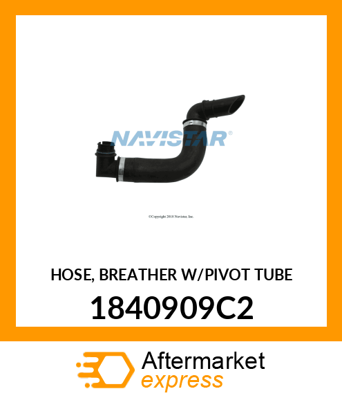 HOSE, BREATHER W/PIVOT TUBE 1840909C2