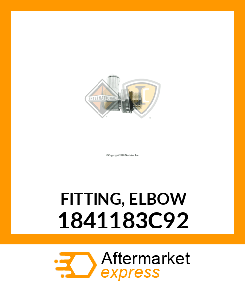 FITTING, ELBOW 1841183C92