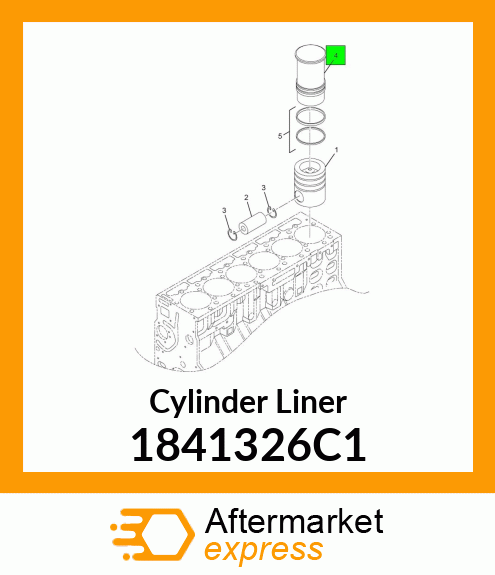 Cylinder Liner 1841326C1