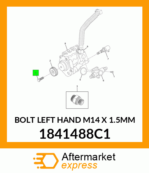 BOLT LEFT HAND M14 X 1.5MM 1841488C1