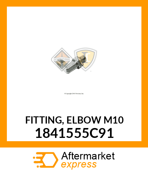 FITTING, ELBOW M10 1841555C91