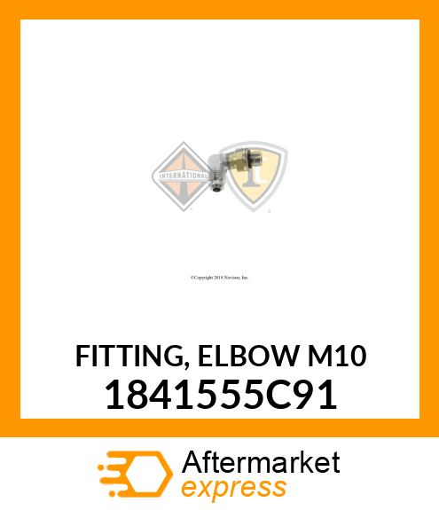 FITTING, ELBOW M10 1841555C91