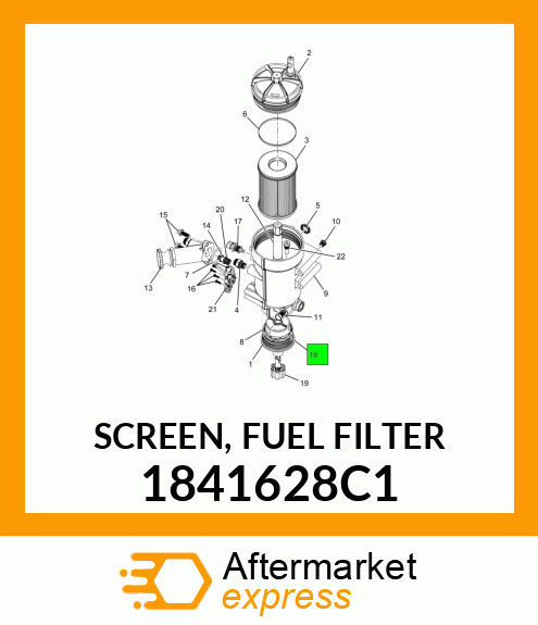 SCREEN, FUEL FILTER 1841628C1