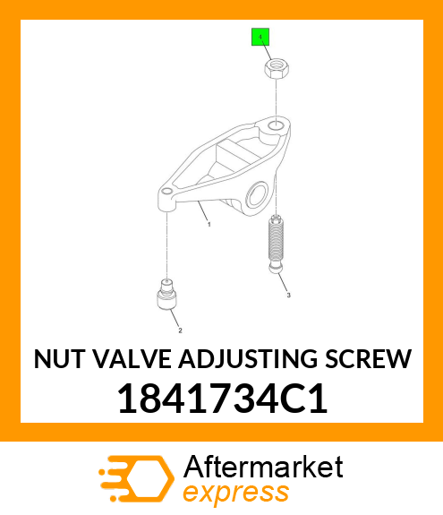 NUT VALVE ADJUSTING SCREW 1841734C1