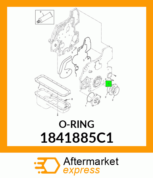 New Aftermarket SEAL, O RING 1841885C1