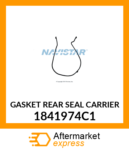 Rear Seal Gasket New Aftermarket 1841974C1