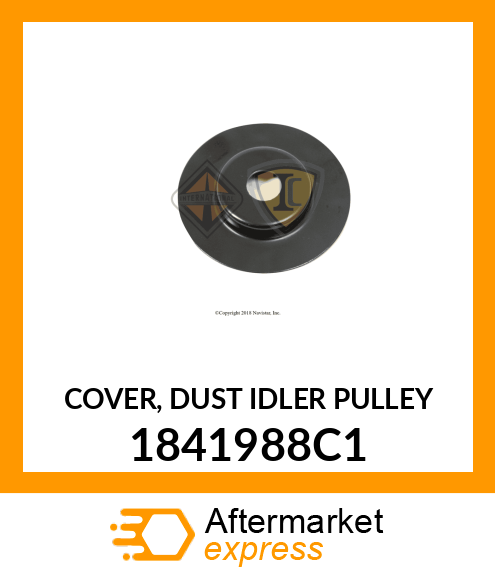 COVER, DUST IDLER PULLEY 1841988C1