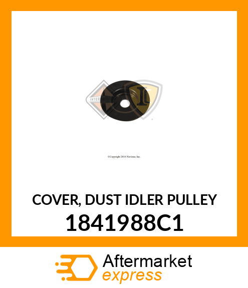 COVER, DUST IDLER PULLEY 1841988C1