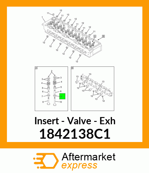 Insert - Valve - Exh 1842138C1