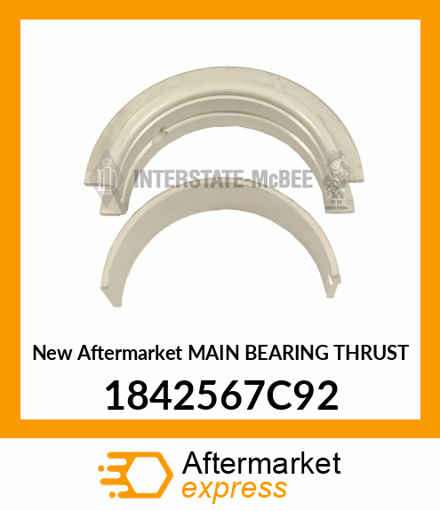 New Aftermarket MAIN BEARING THRUST 1842567C92