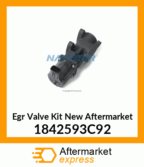 Egr Valve Kit New Aftermarket 1842593C92