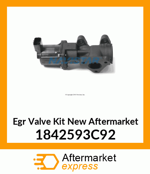 Egr Valve Kit New Aftermarket 1842593C92