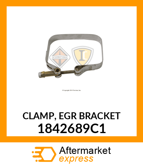 CLAMP, EGR BRACKET 1842689C1