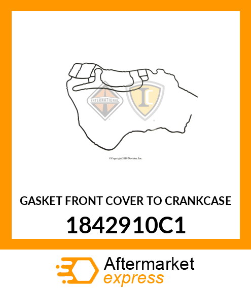 New Aftermarket GASKET, FRONT COVER 1842910C1