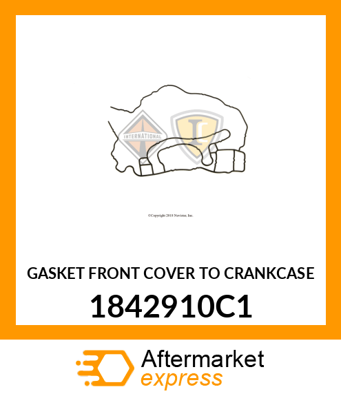 New Aftermarket GASKET, FRONT COVER 1842910C1