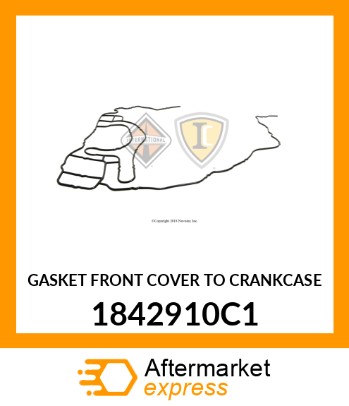 New Aftermarket GASKET, FRONT COVER 1842910C1