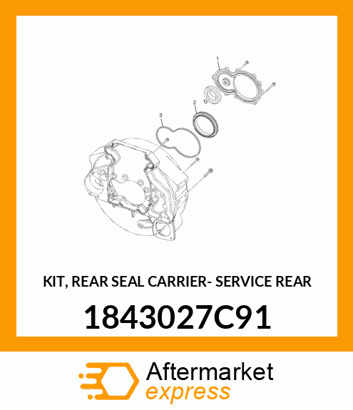 KIT, REAR SEAL CARRIER- SERVICE REAR 1843027C91