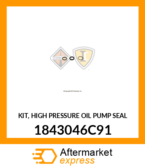 KIT, HIGH PRESSURE OIL PUMP SEAL 1843046C91