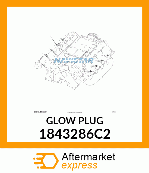 GLOW PLUG 1843286C2